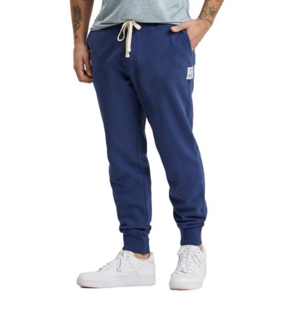Life Is Good Men’s Sweatpants Navy - Small - Lounge Cozy